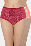 Amante High Rise Full Coverage Hipster Panty (Pack of 3)- Multicolor — thumbnail 1